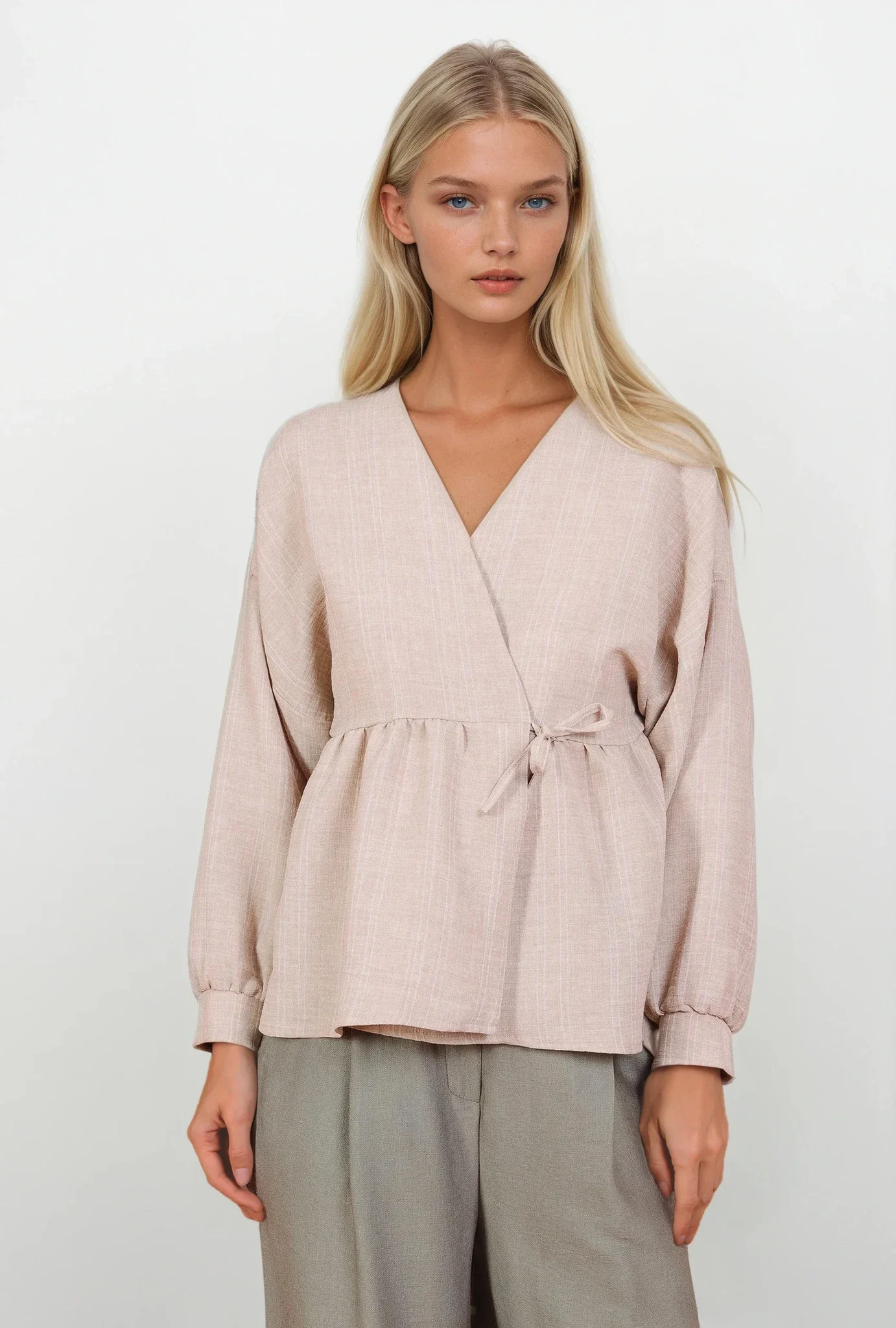 V-hals bluse