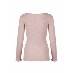 Silk t-shirt ls w/lurex