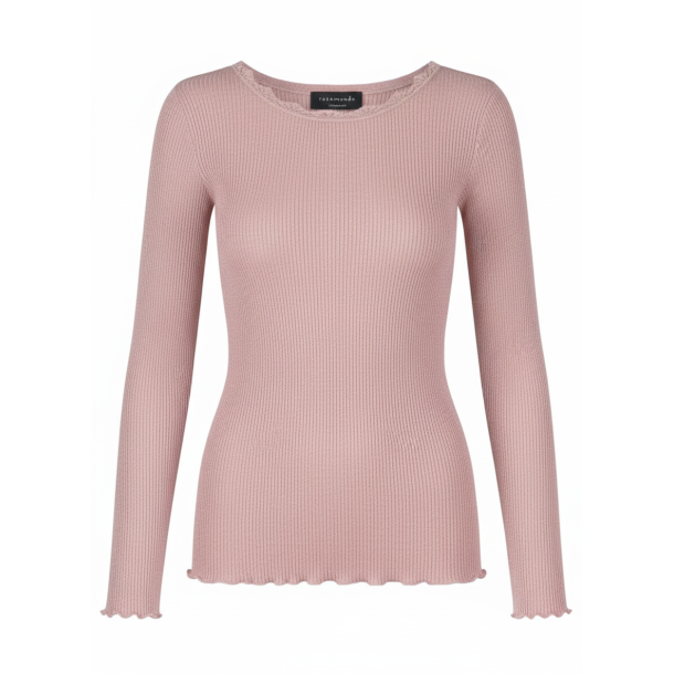 Silk t-shirt ls w/lurex