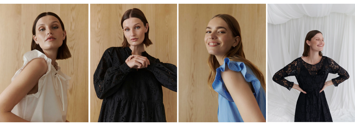 Nyt samarbejde med Rosemunde  Gld jer til smukke kollektioner ret rundt