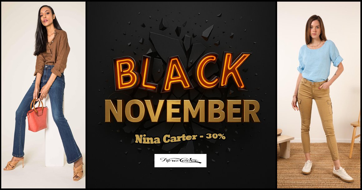 -30% På alt fra Nina Carter