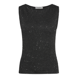 RWVibe SL Sequin Boatneck Knit Top