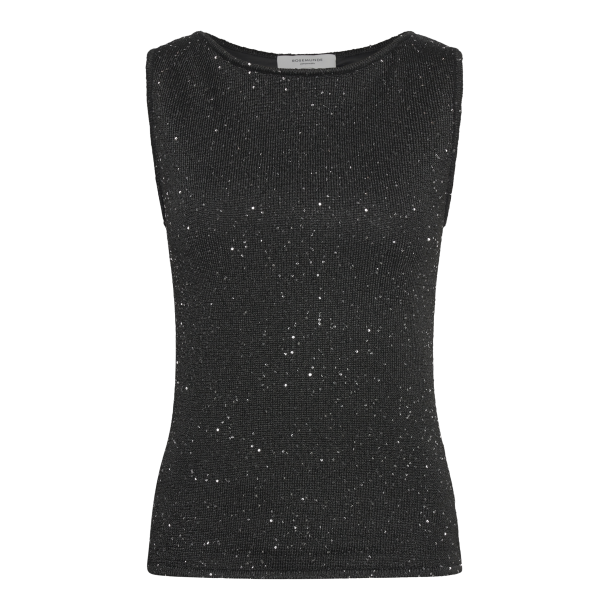 RWVibe SL Sequin Boatneck Knit Top