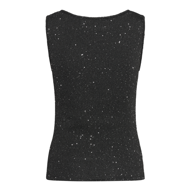 RWVibe SL Sequin Boatneck Knit Top