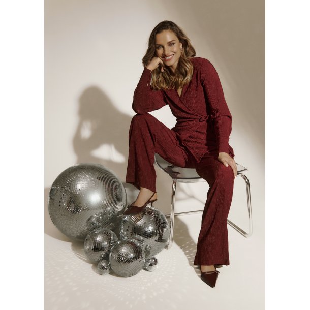 RWBorneo LS Wrap Blouse