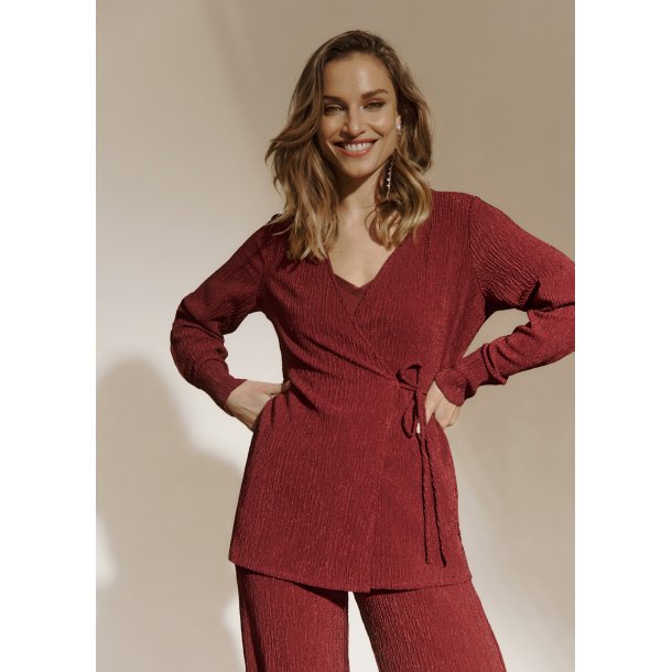 RWBorneo LS Wrap Blouse