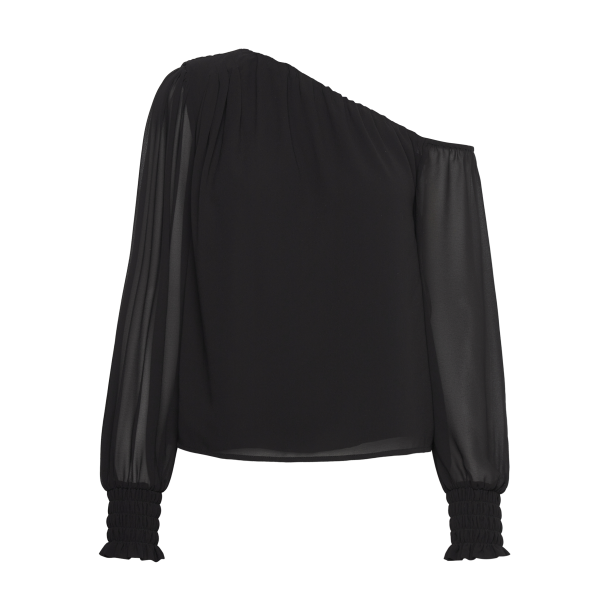 RWSally LS One Shoulder Blouse