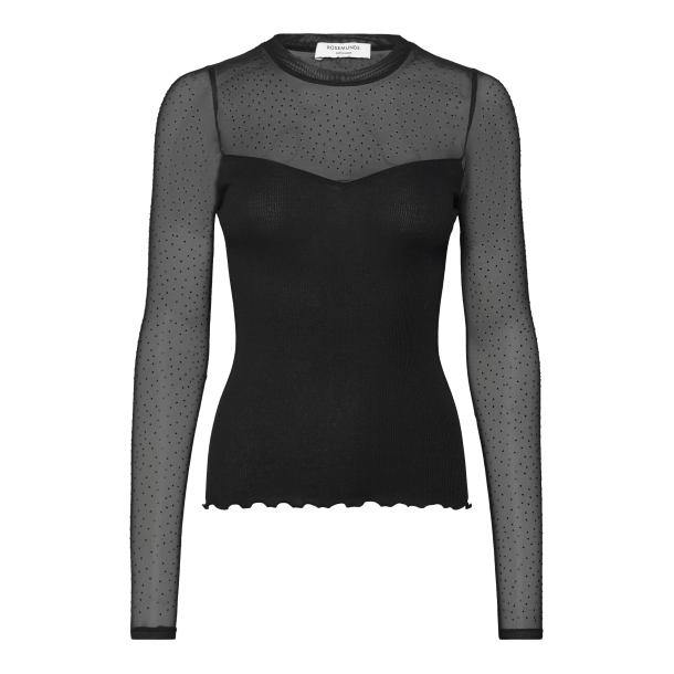 RWbernadine Organic LS Lace T-shirt