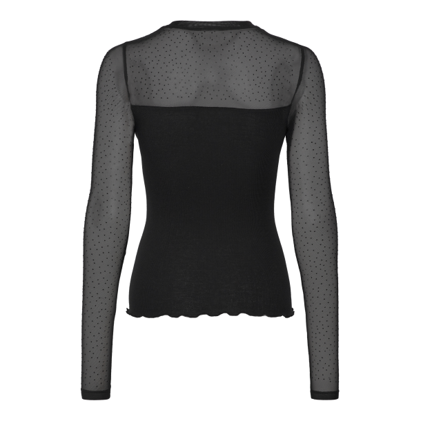 RWbernadine Organic LS Lace T-shirt