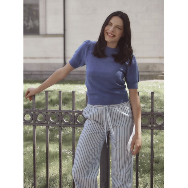 RWLaica Cashmere SS Pointelle Pullover