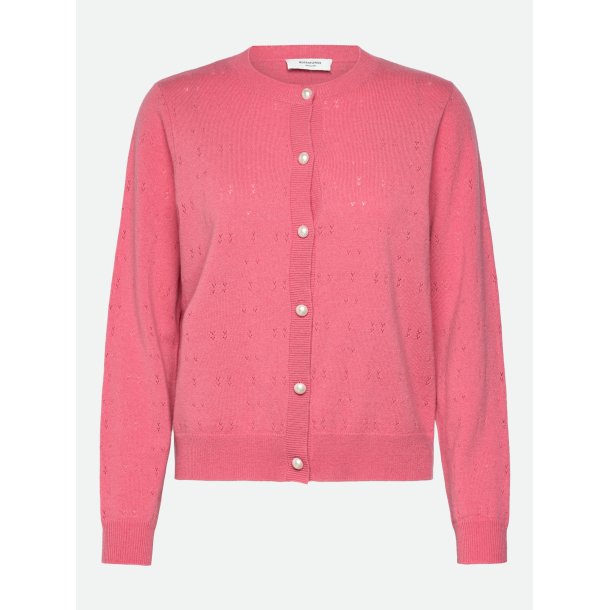 RWLaica Cashmere LS Pointelle  Cardigan