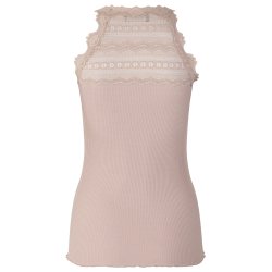 Silk top regular w/wide lace