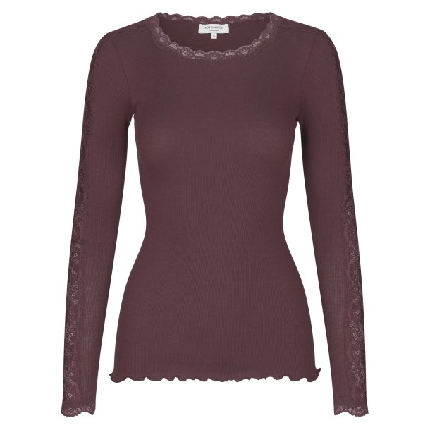 RW Bernadine LS Regular O-neck Lace T-shirt