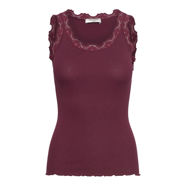 RMBabette Silk SL U-Neck Lace Top