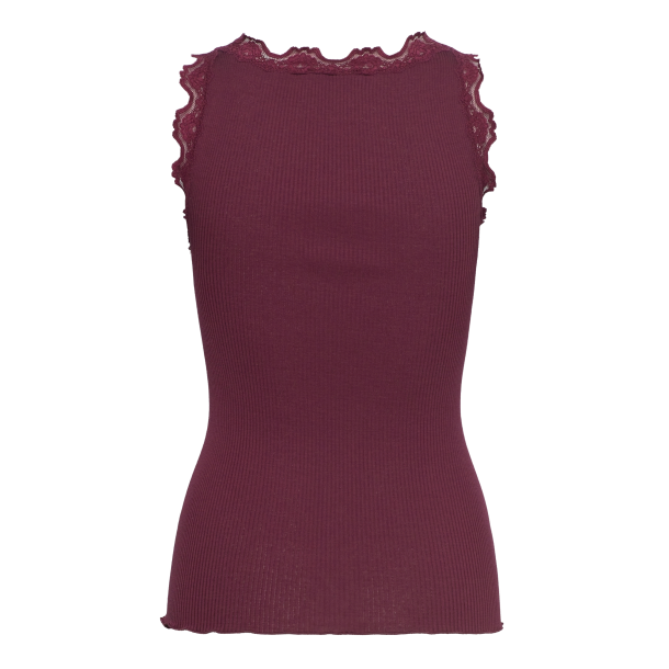 RMBabette Silk SL U-Neck Lace Top