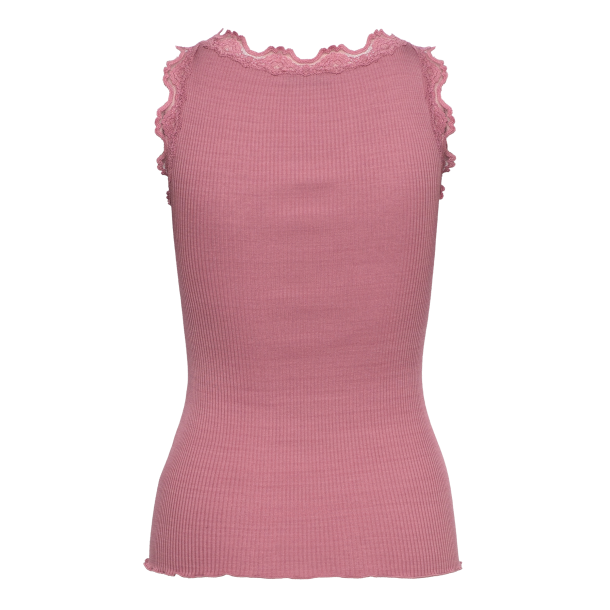 RMBabette Silk SL U-Neck Lace Top