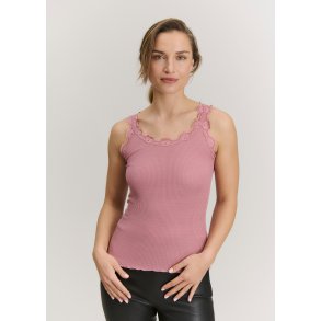 RMBabette Silk SL U-Neck Lace Top