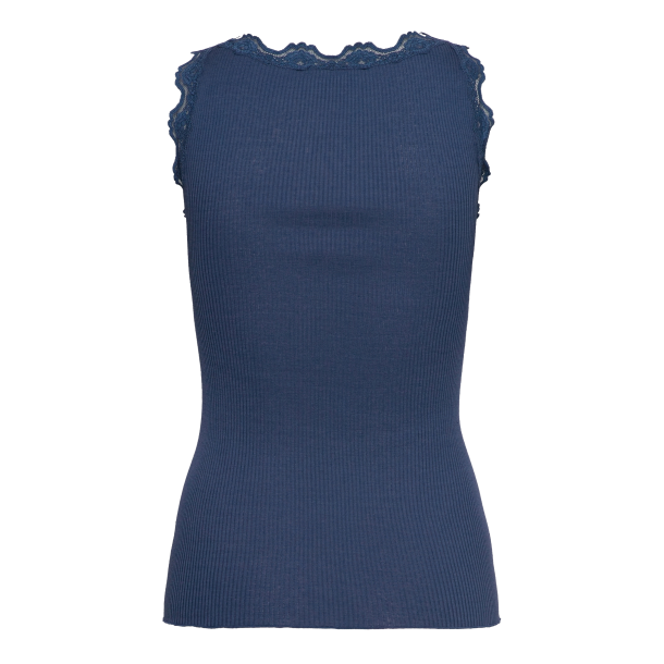 RMBabette Silk SL U-Neck Lace Top