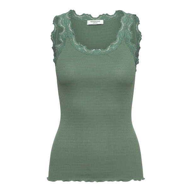 RMBabette Silk SL U-Neck Lace Top