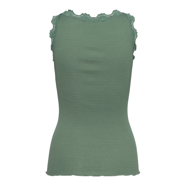 RMBabette Silk SL U-Neck Lace Top