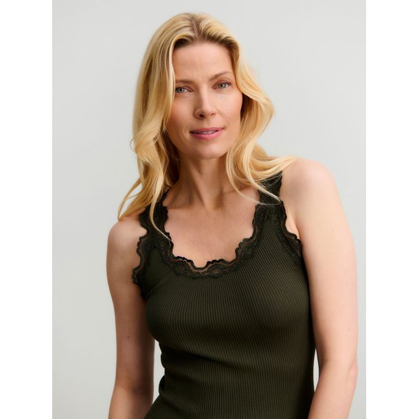 RW Babette SL U-neck Long Lace Top