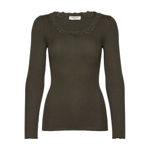 RW Babette LS U-neck Lace T-shirt