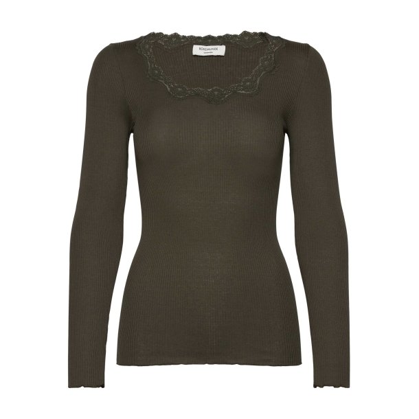 RW Babette LS U-neck Lace T-shirt