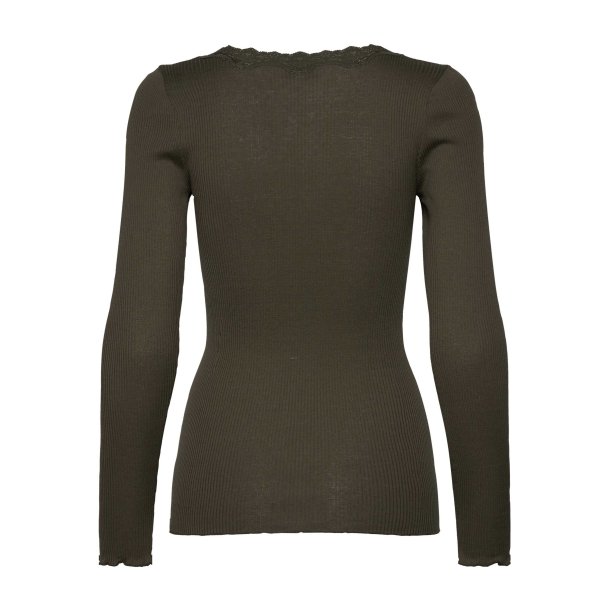 RW Babette LS U-neck Lace T-shirt