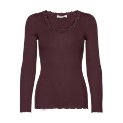 RW Babette LS U-neck Lace T-shirt