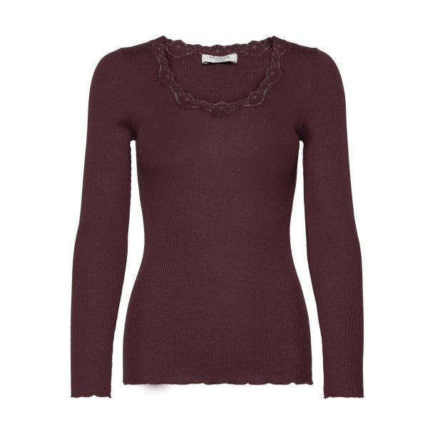 RW Babette LS U-neck Lace T-shirt