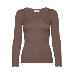 RW Babette LS U-neck Lace T-shirt