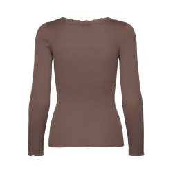 RW Babette LS U-neck Lace T-shirt