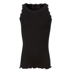 Silk top regular w/wide lace