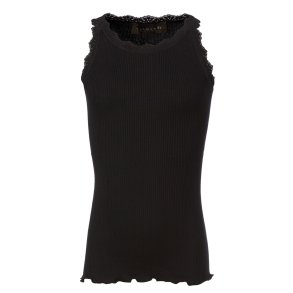 Silk top regular w/wide lace