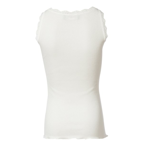 Silk top regular w/wide lace