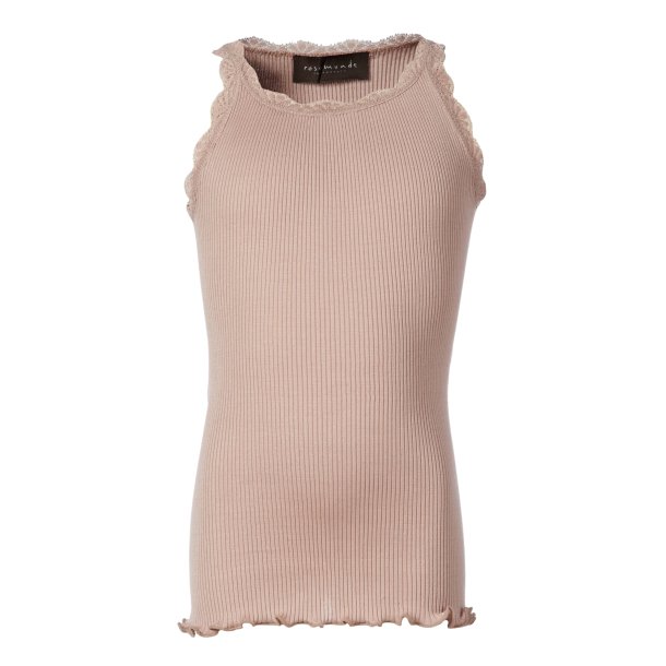 Silk top regular w/wide lace