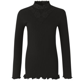 Organic t-shirt ls w/lace