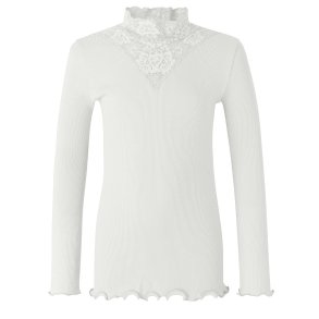 Organic t-shirt ls w/lace