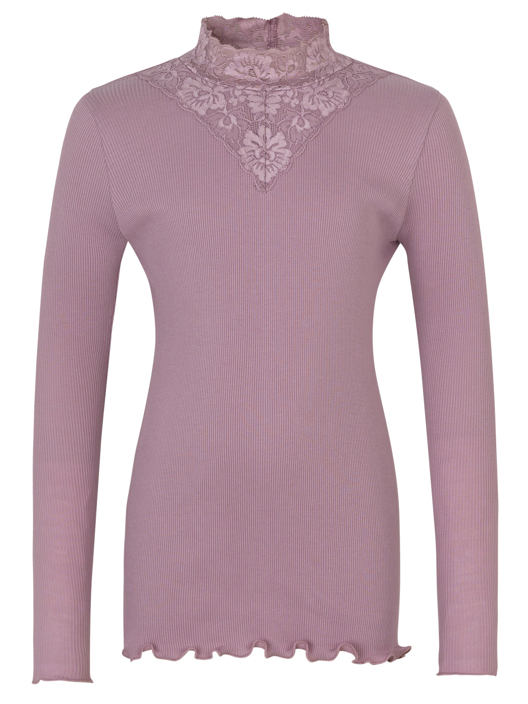 Organic t-shirt ls w/lace