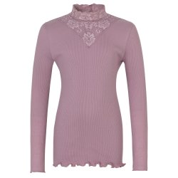 Organic t-shirt ls w/lace