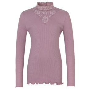 Organic t-shirt ls w/lace