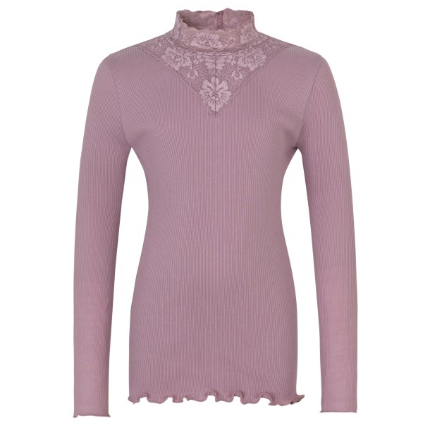 Organic t-shirt ls w/lace