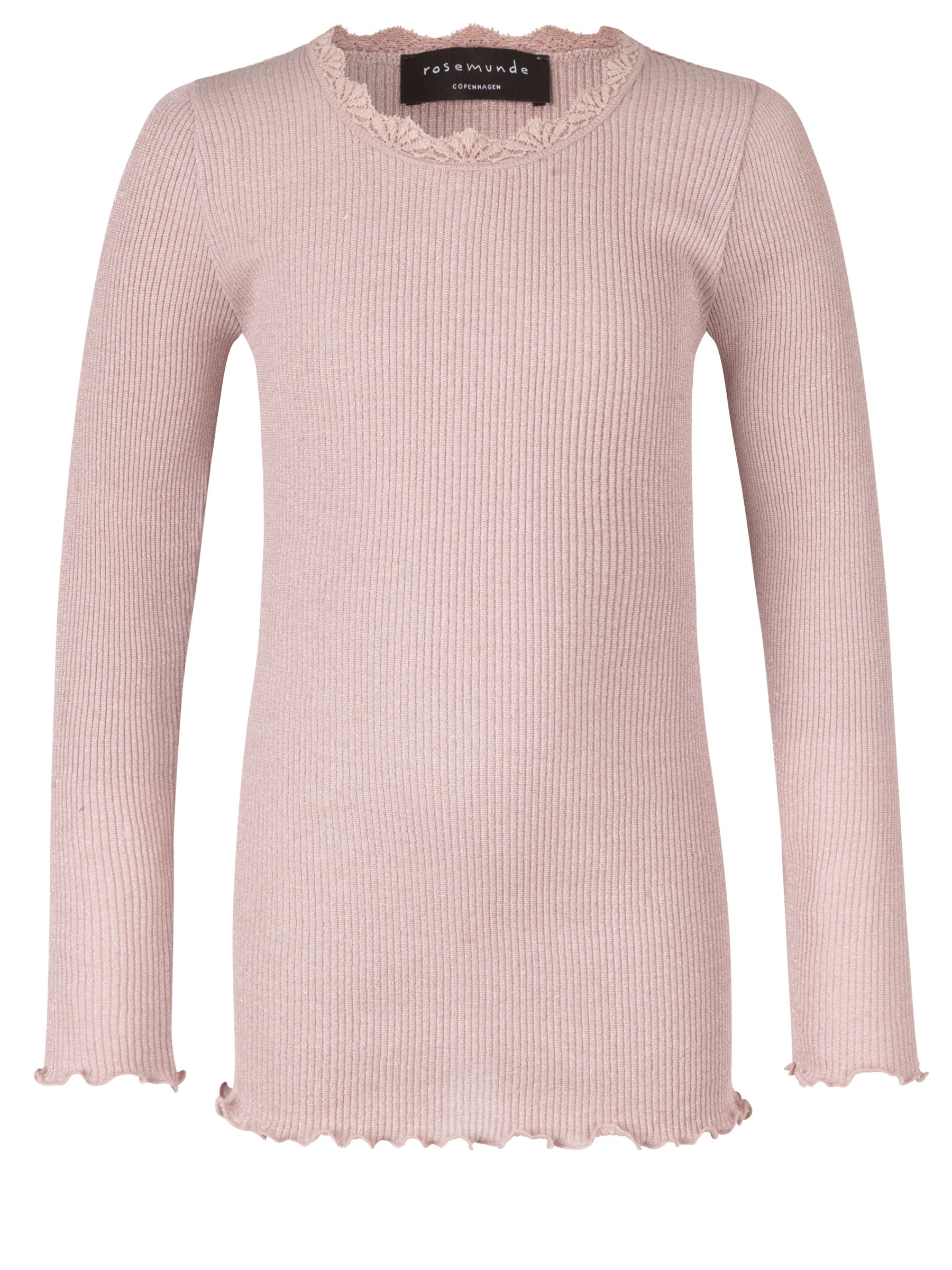 Silk t-shirt ls w/lurex