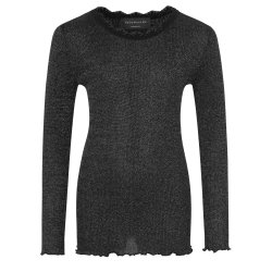 Silk t-shirt ls w/lurex