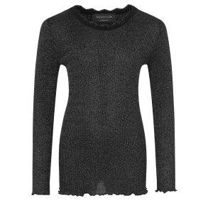 Silk t-shirt ls w/lurex