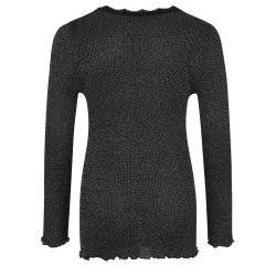 Silk t-shirt ls w/lurex