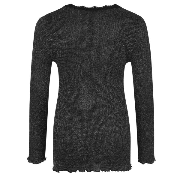 Silk t-shirt ls w/lurex