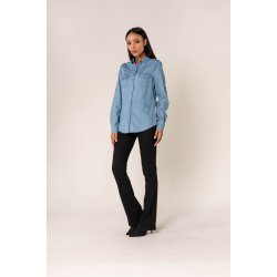 Klassisk Denim Skjorte