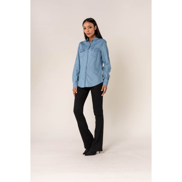 Klassisk Denim Skjorte