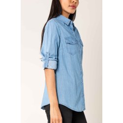 Klassisk Denim Skjorte